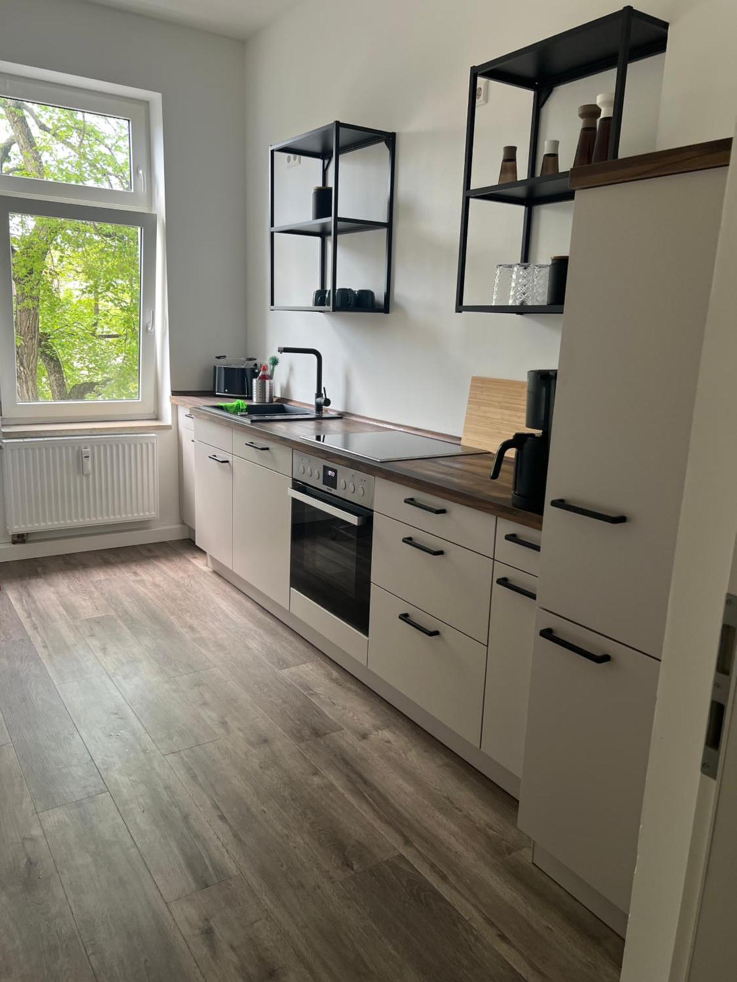 Ferienwohnung Stock Leipzig Buitenkant foto